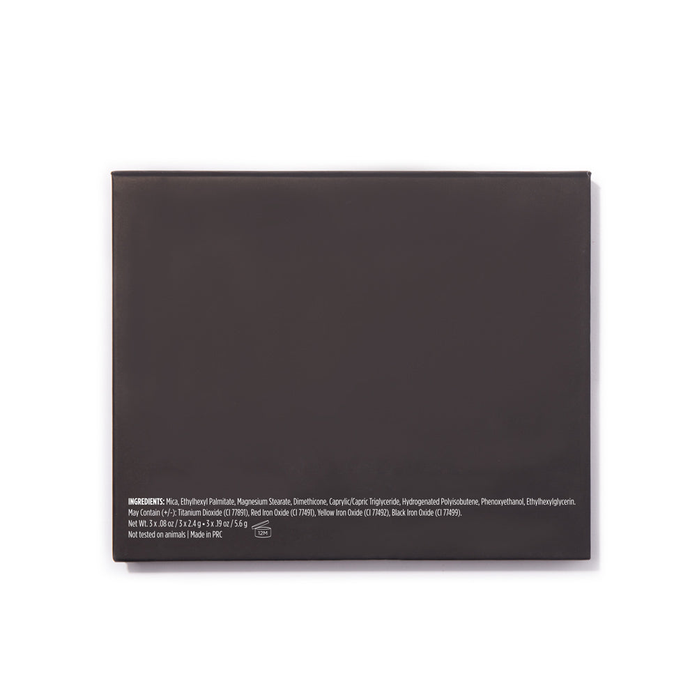 Matte highlight and contour palette