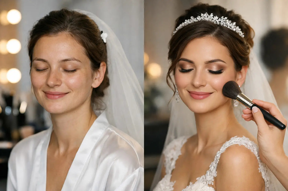 What a Bridal Makeup Transformation Should Feel Like