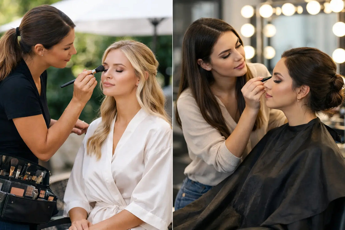 Onsite Makeup Versus Salon Makeup
